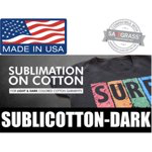 SUBLICOTTON DARK TRANSFER PAPER 5 Sheets A4 PK 8.27X11.69 Sublimation  Paper for Cotton #1